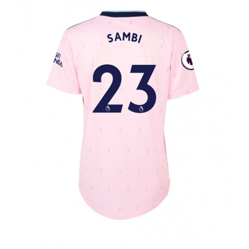 Arsenal Albert Sambi Lokonga #23 kläder Kvinnor 2022-23 Tredje Tröja Kortärmad Arsenal Albert Sambi Lokonga #23 kläder Kvinnor 2022-23 Tredje Tröja Kortärmad